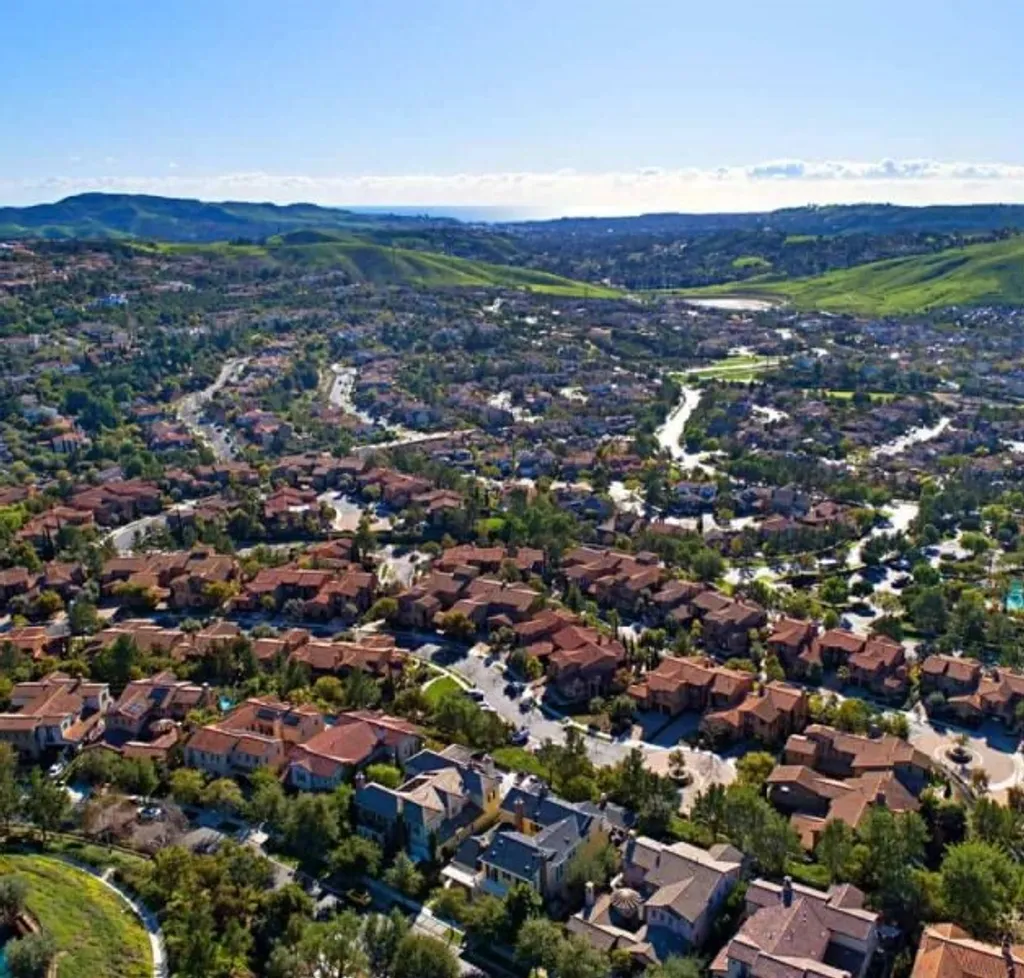 Ladera Ranch master-planned community with two-story homes